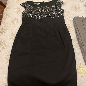 NWT- Maggy London black and white dress